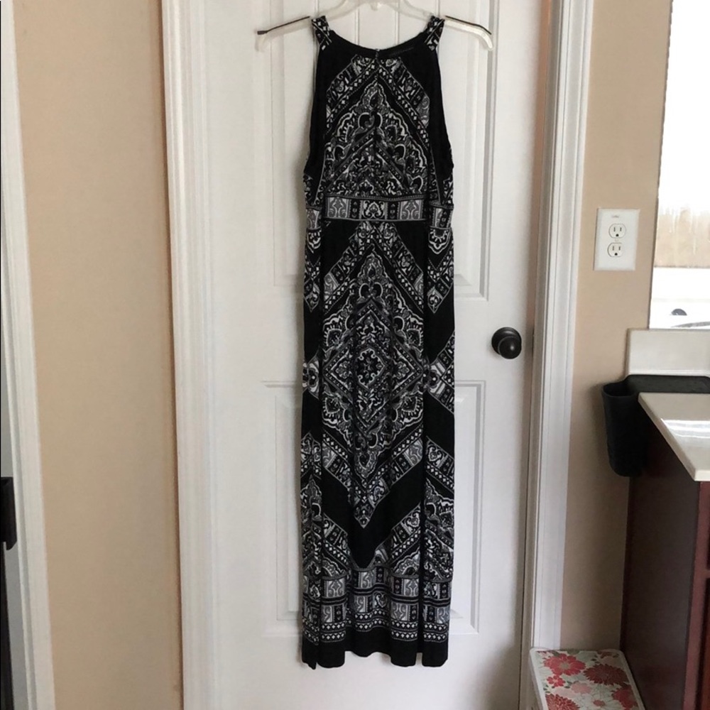 Black and White Maxi Dress
